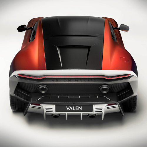 2028 Aston Martin Valen Rear View